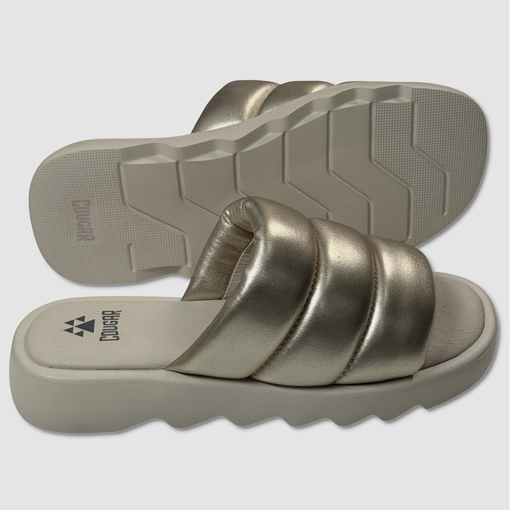 Womens Cougar Julep Sandals - NWT Size 7.5 Platino / Beige - #48122-ZZ4